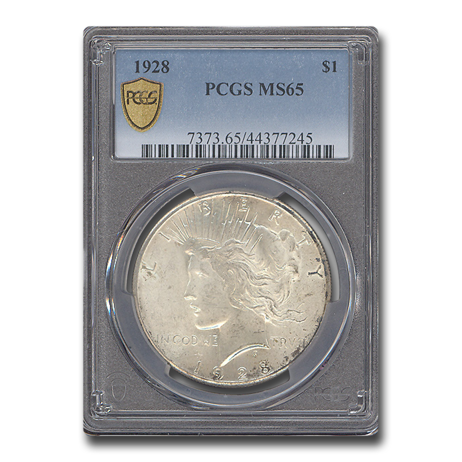 Buy 1928 Peace Dollar MS-65 PCGS