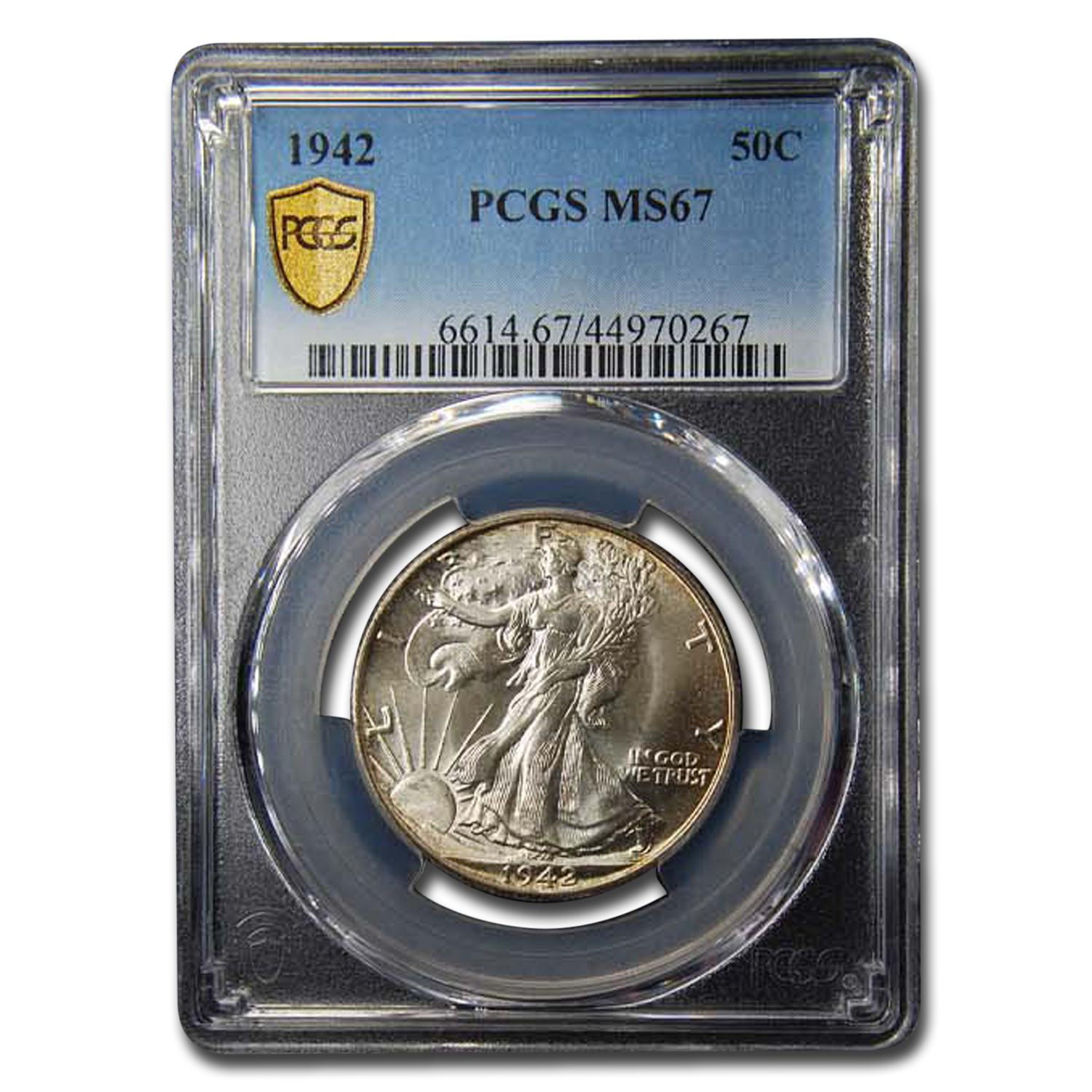 Buy 1942 Walking Liberty Half Dollar MS-67 PCGS