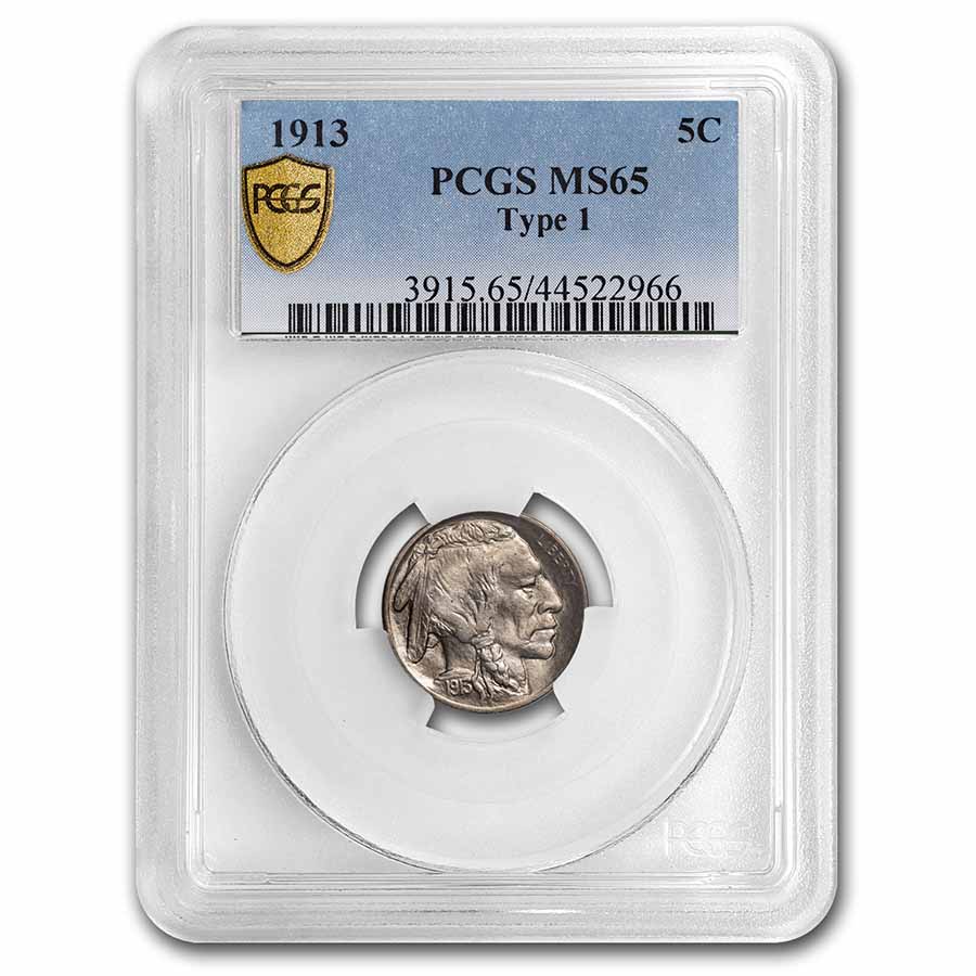 Buy 1913 Buffalo Nickel Type-I MS-65 PCGS