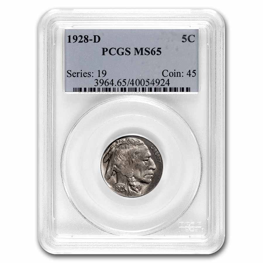 Buy 1928-D Buffalo Nickel MS-65 PCGS