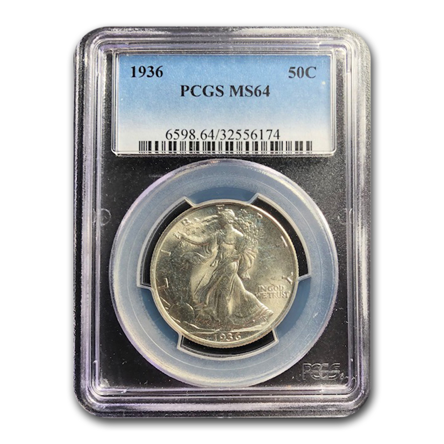 Buy 1936 Walking Liberty Half Dollar MS-64 PCGS