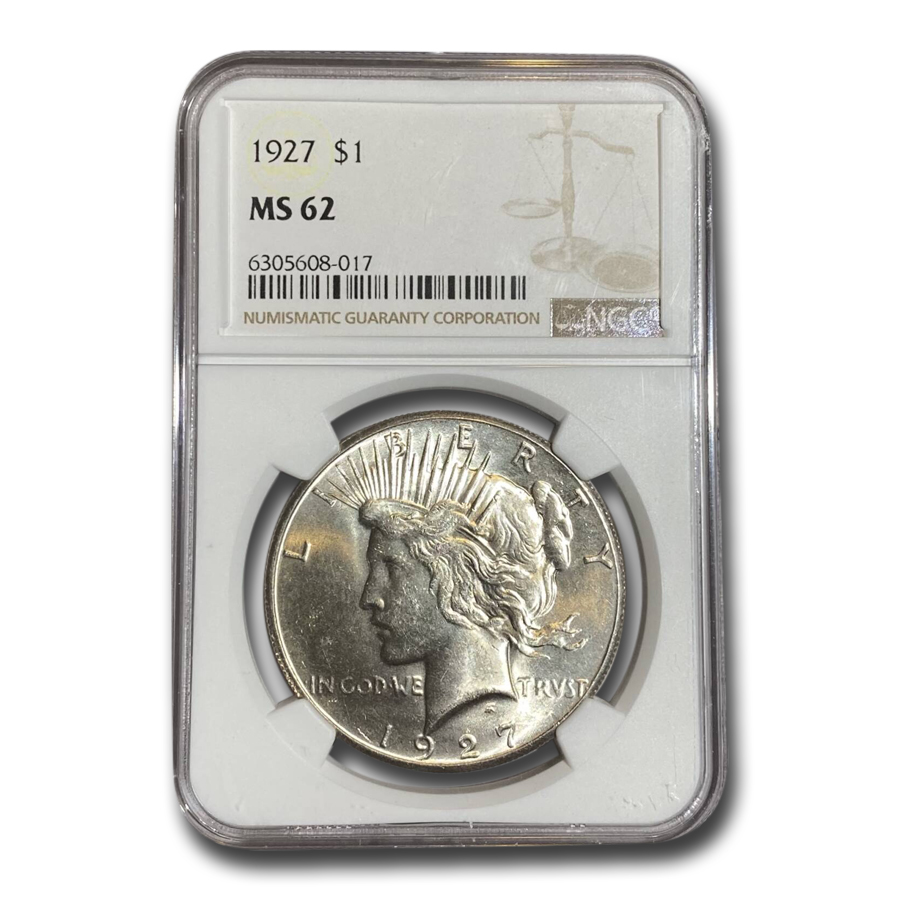 Buy 1927 Peace Dollar MS-62 NGC - Click Image to Close