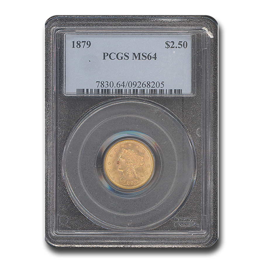 Buy 1879 $2.50 Liberty Gold Quarter Eagle MS-64 PCGS