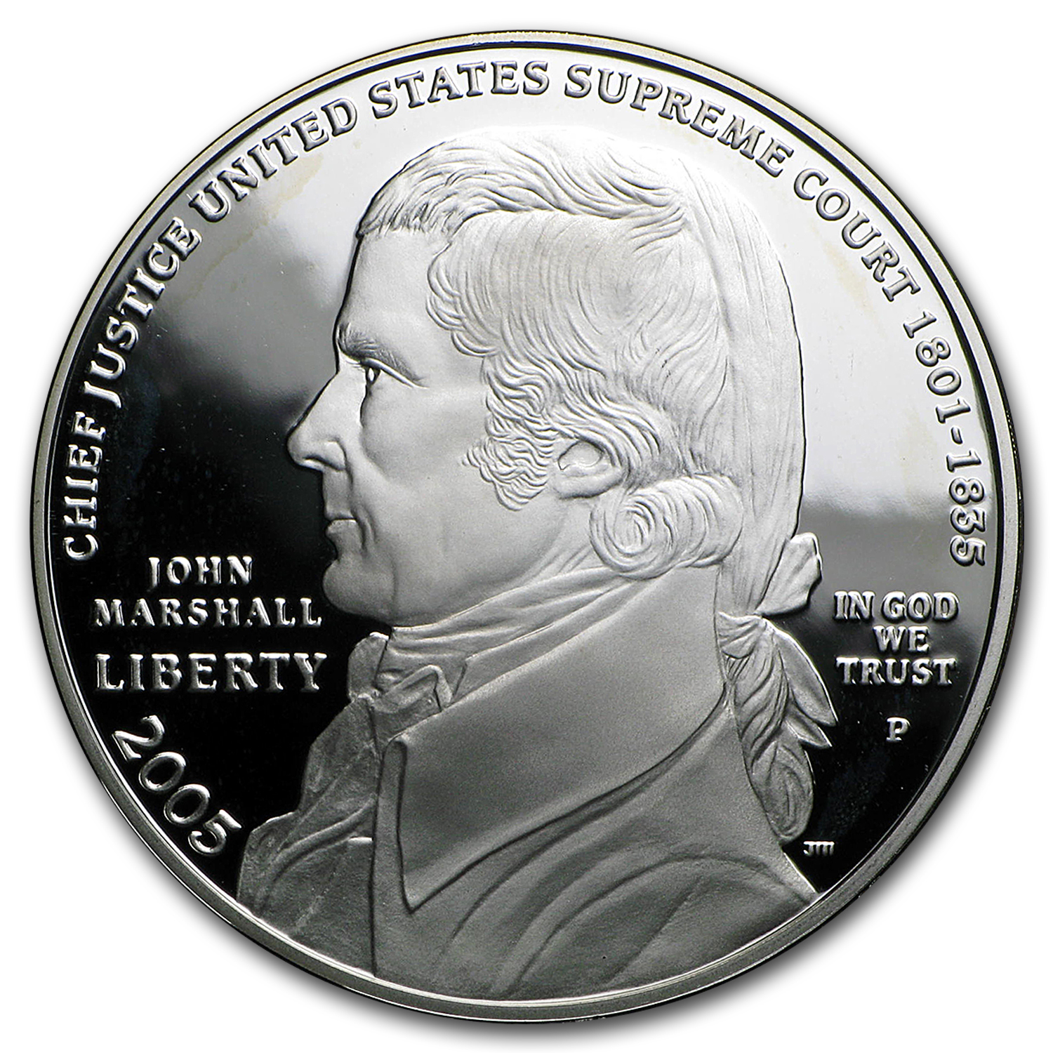 Buy 2005-P Chief Justice Marshall $1 Silver Comm Prf