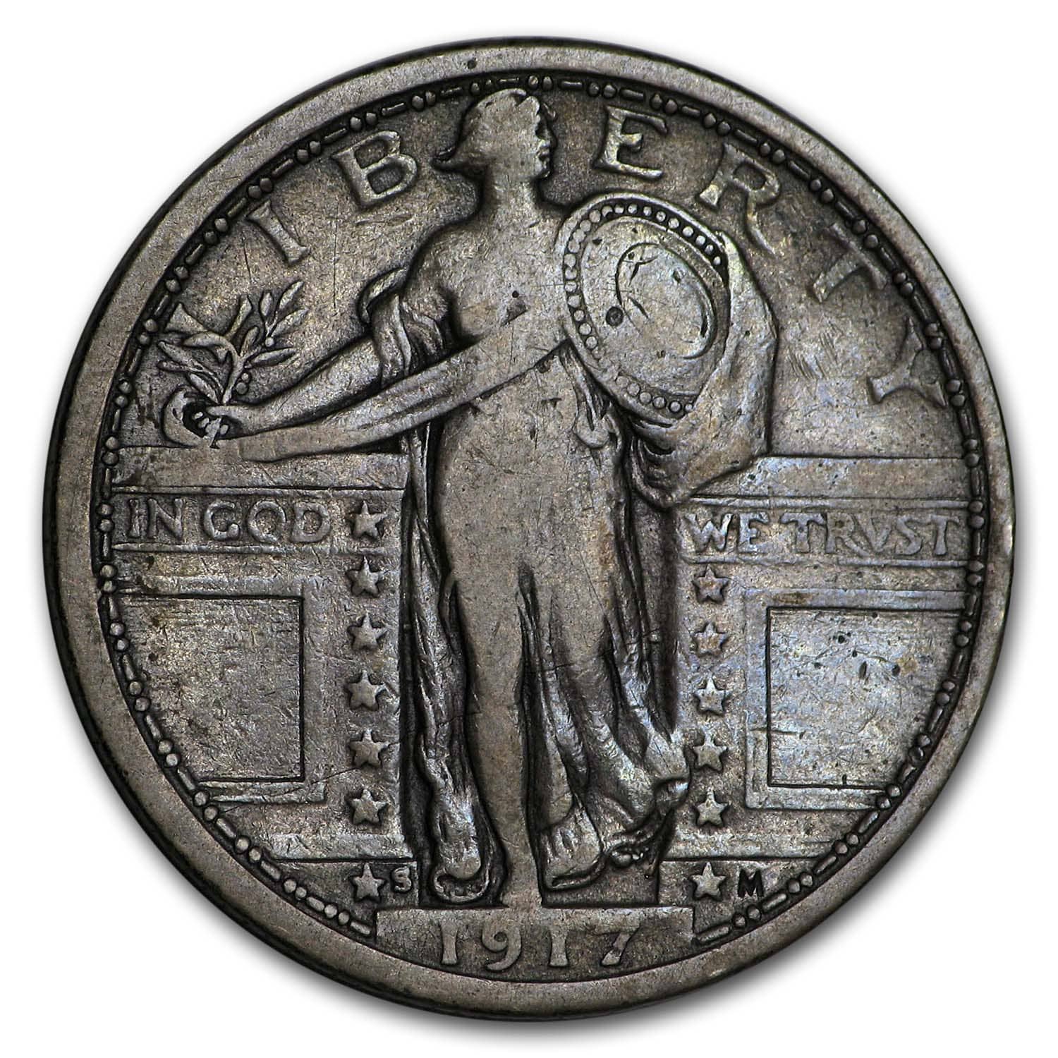 Buy 1917-S Standing Liberty Quarter Type-I VF