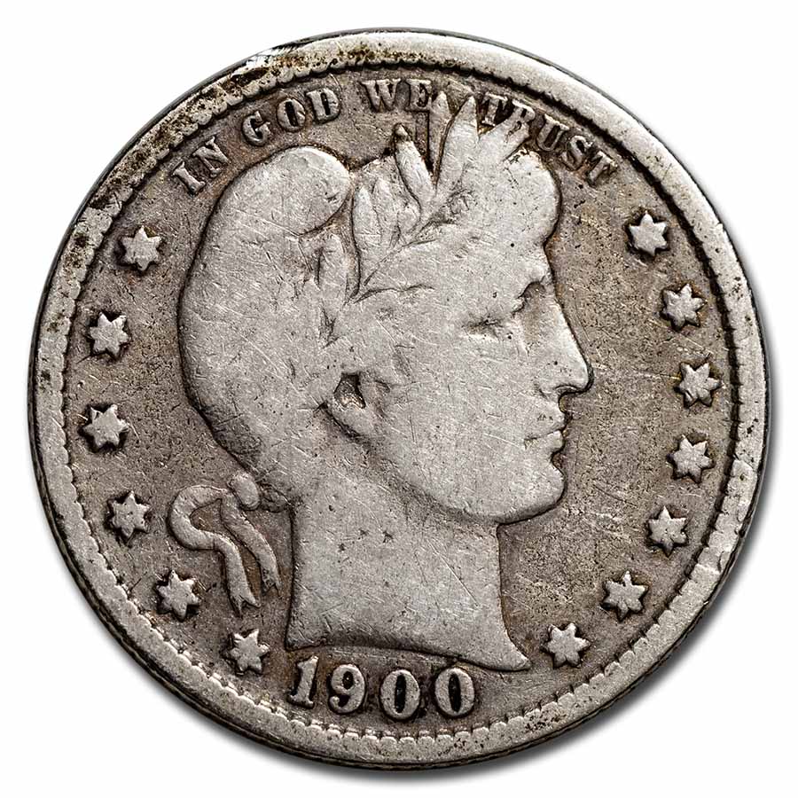 Buy 1900-S Barber Quarter VG