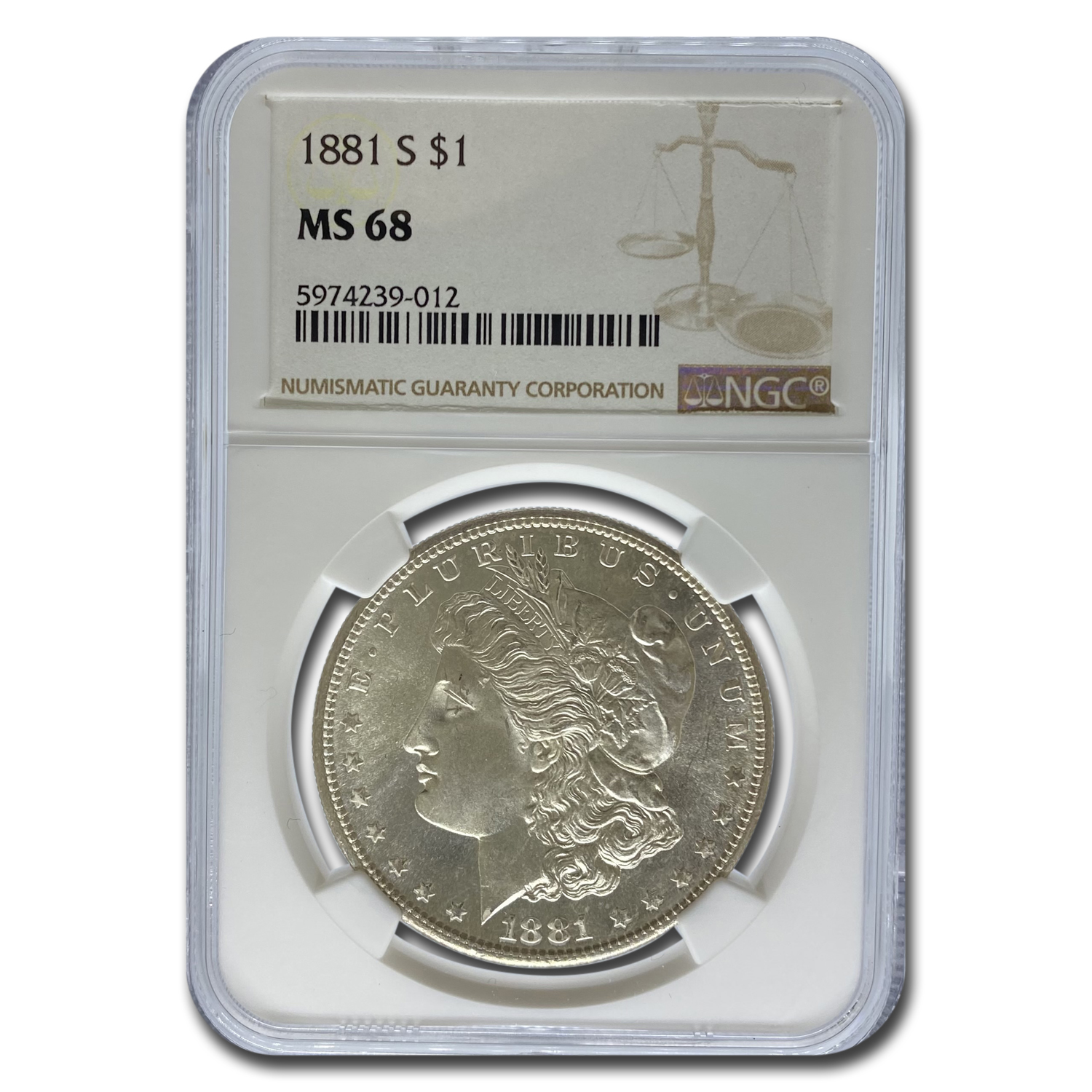 Buy 1881-S Morgan Dollar MS-68 NGC