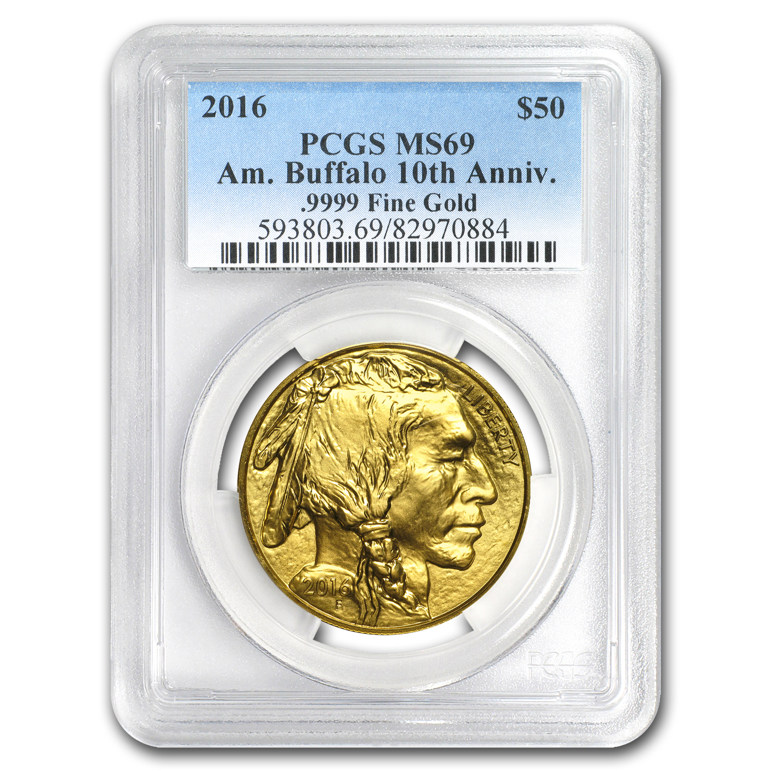 Buy 2016 1 oz Gold Buffalo MS-69 PCGS