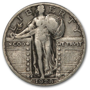 Buy 1928-S Standing Liberty Quarter VF
