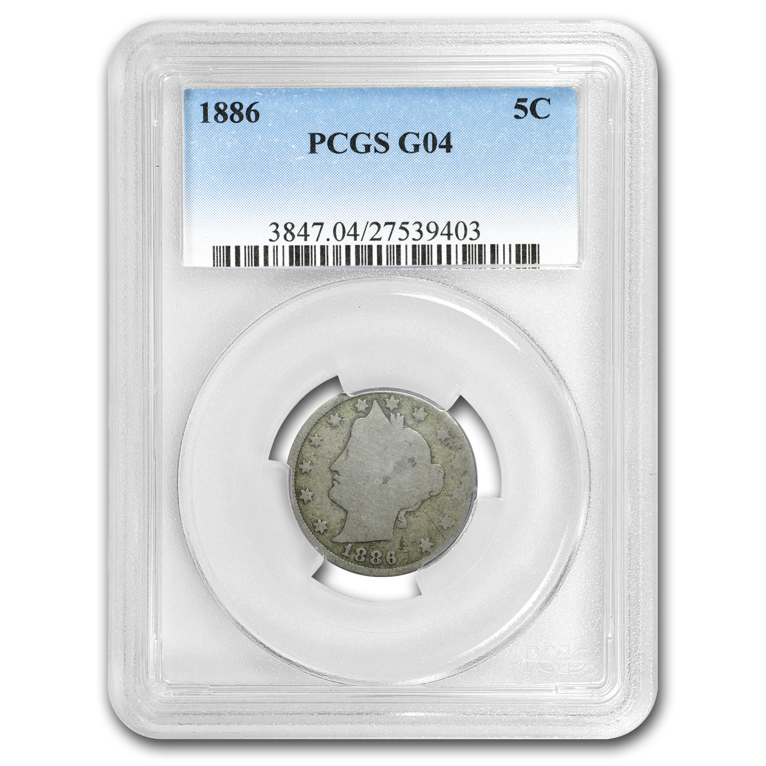 Buy 1886 Liberty Nickel Good-4 PCGS