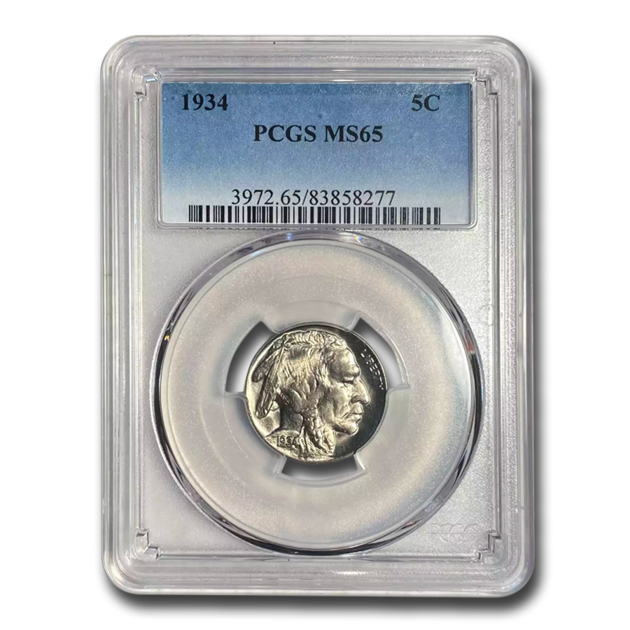 Buy 1934 Buffalo Nickel MS-65 PCGS