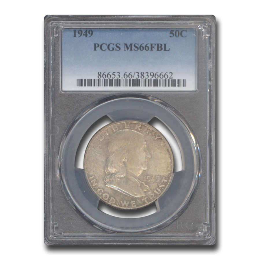 Buy 1949 Franklin Half Dollar MS-66 PCGS (FBL)