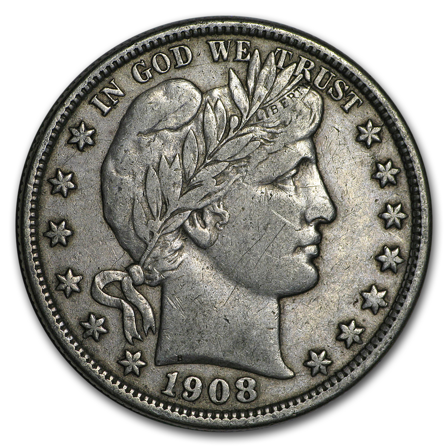 Buy 1908-D Barber Half Dollar XF