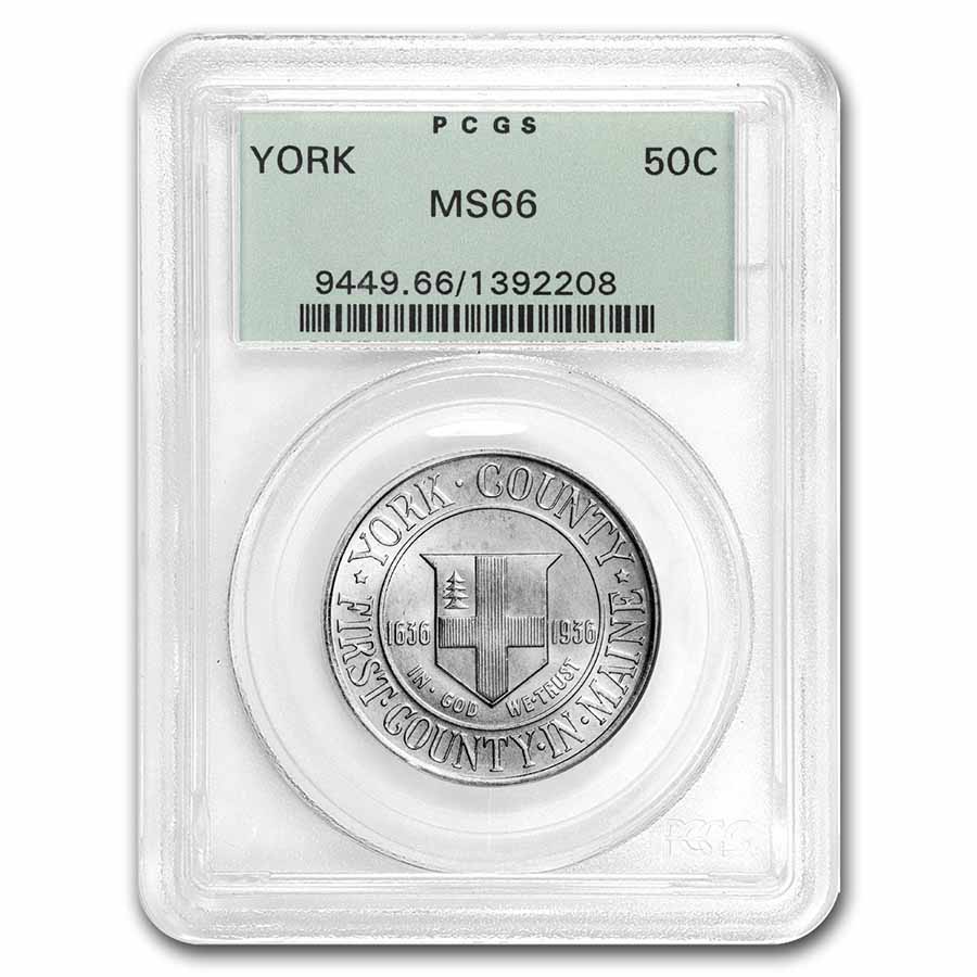 Buy 1936 York County, Maine Tercentenary Half Dollar MS-66 PCGS - Click Image to Close