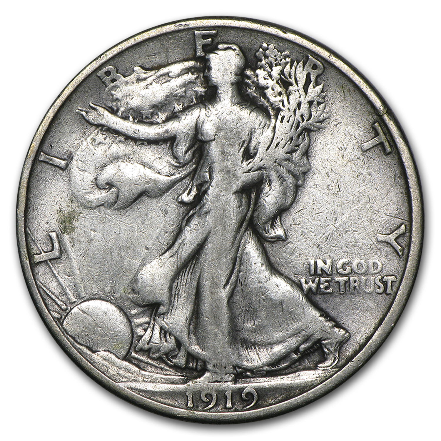 Buy 1919-S Walking Liberty Half Dollar Fine