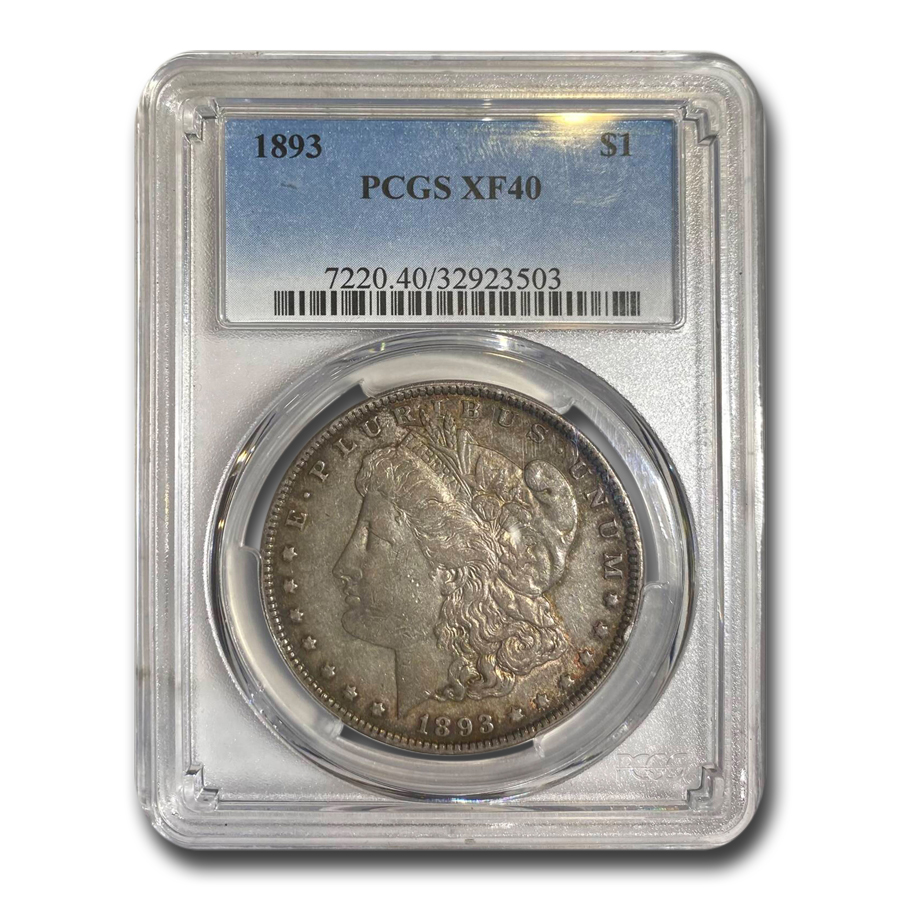 Buy 1893 Morgan Dollar XF-40 PCGS