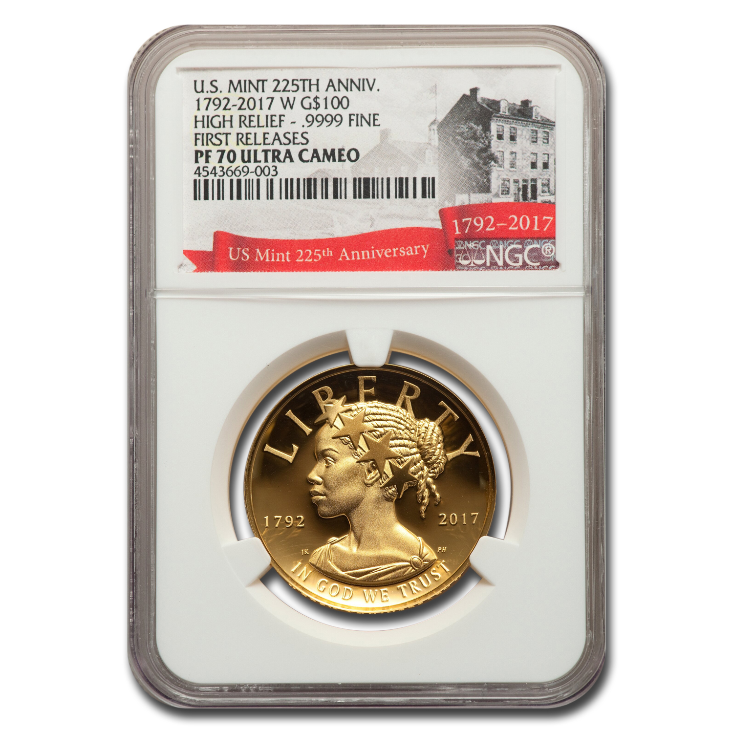 Buy 2017-W HR American Liberty Gold PF-70 UCAM NGC (Early Release)