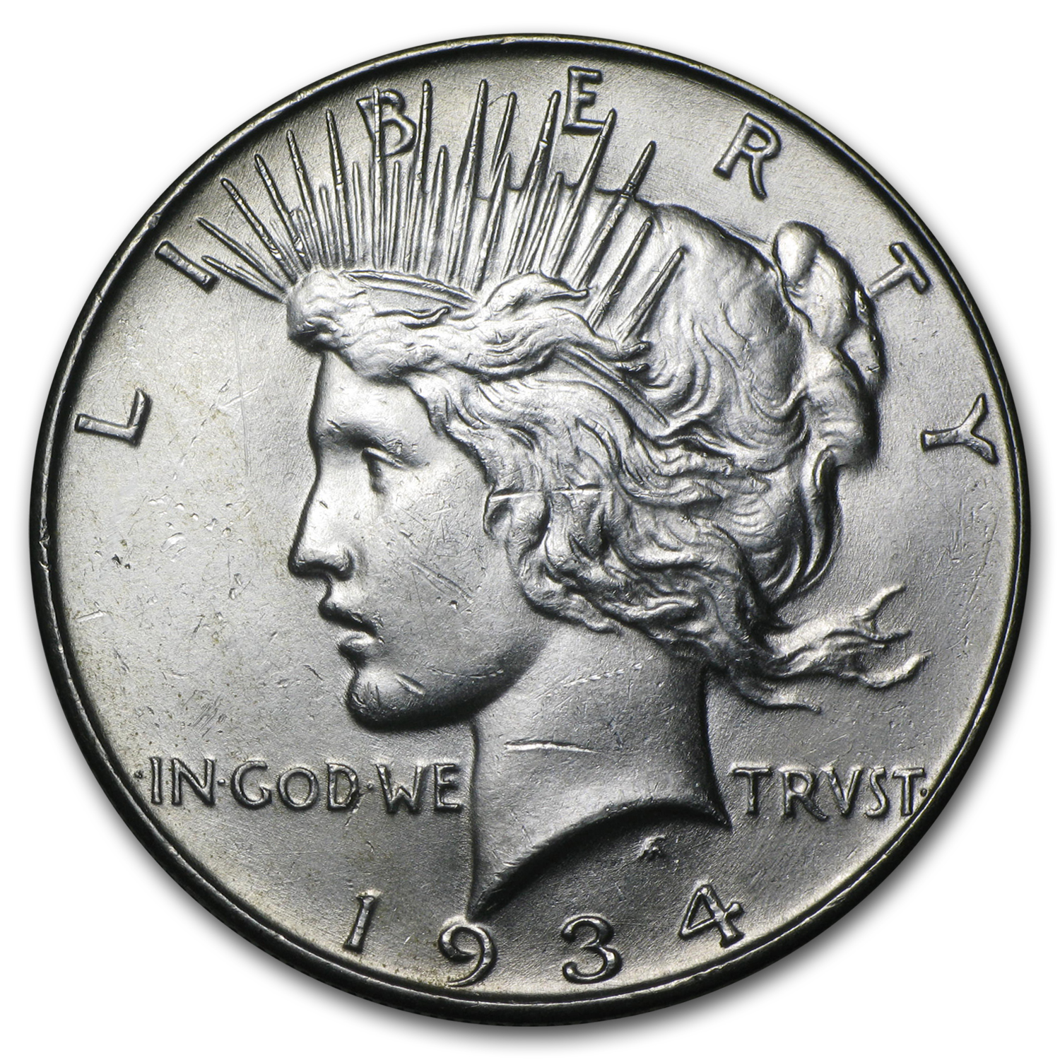 Buy 1934 Peace Dollar BU