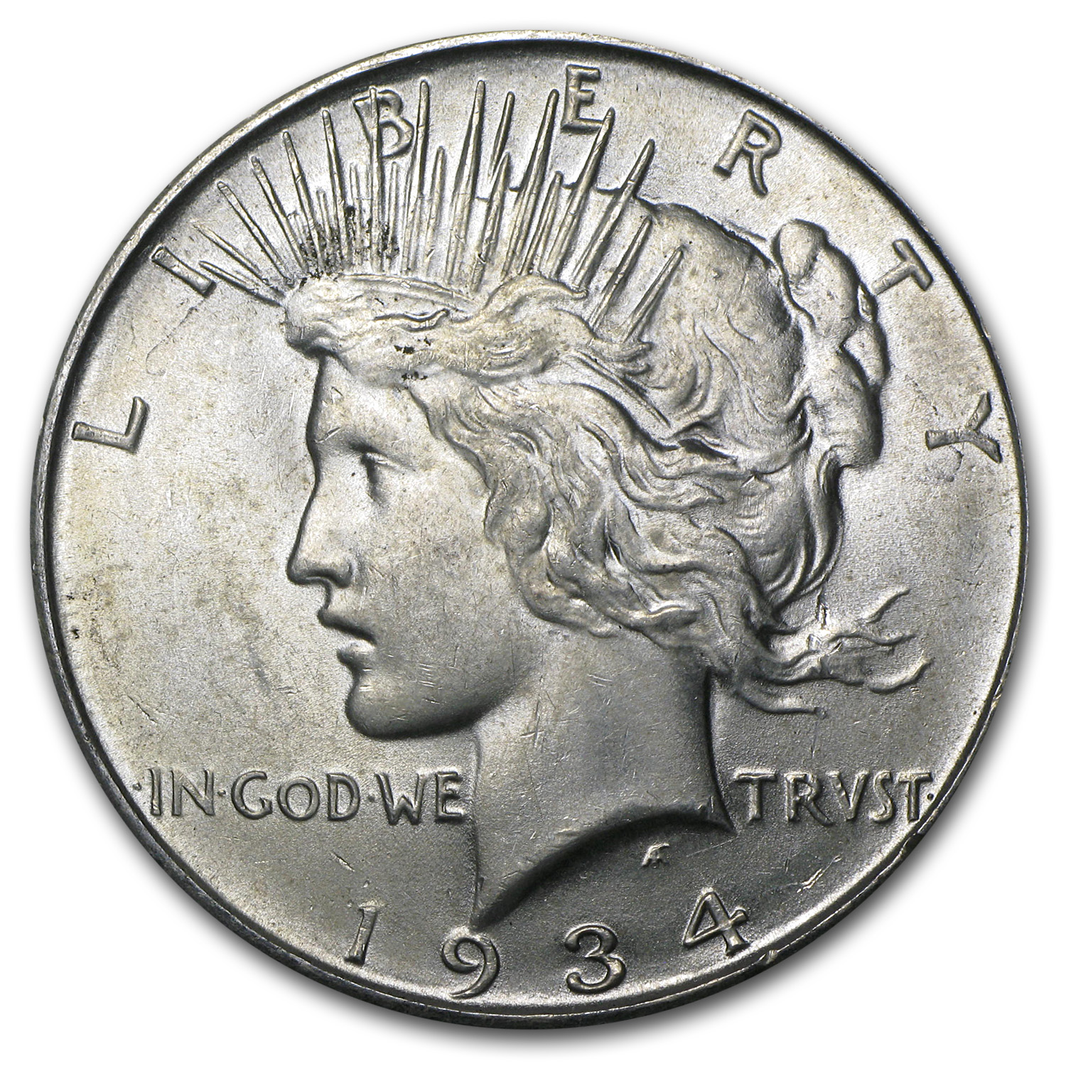 Buy 1934-D Peace Dollar BU