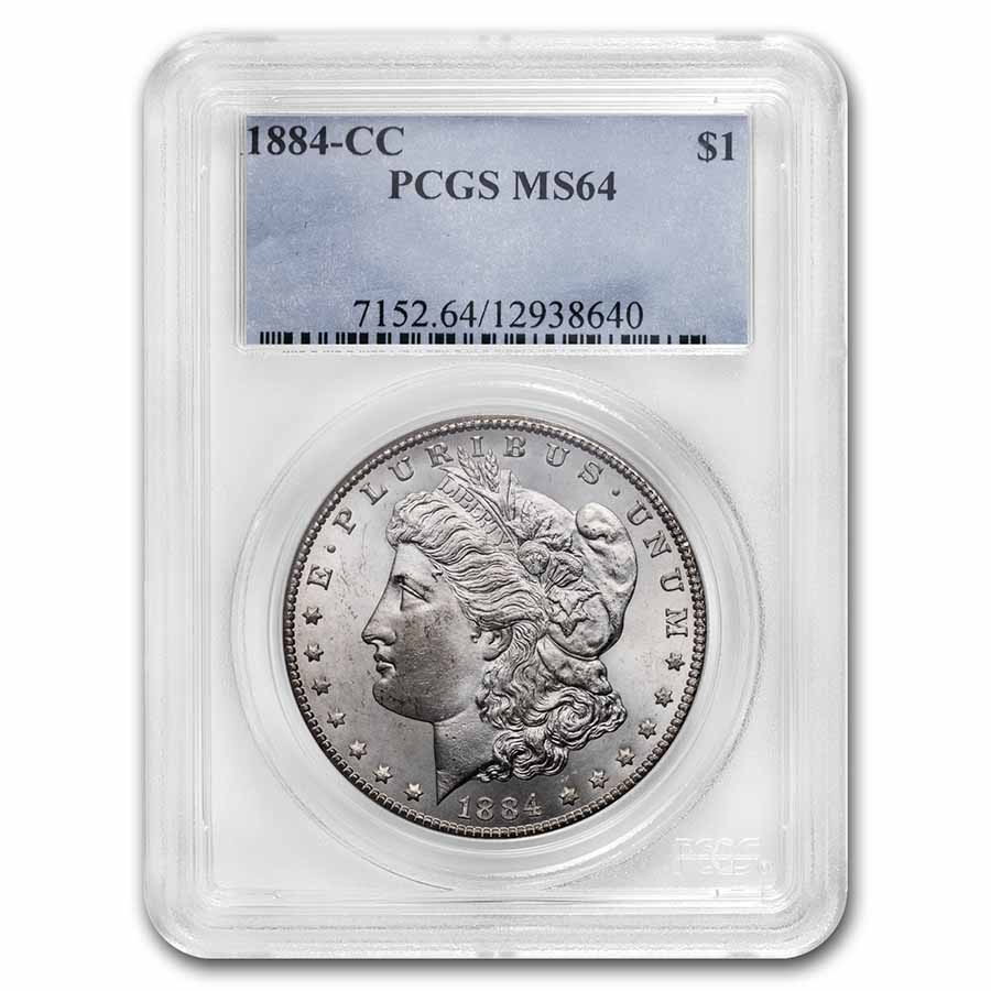 Buy 1884-CC Morgan Dollar MS-64 PCGS