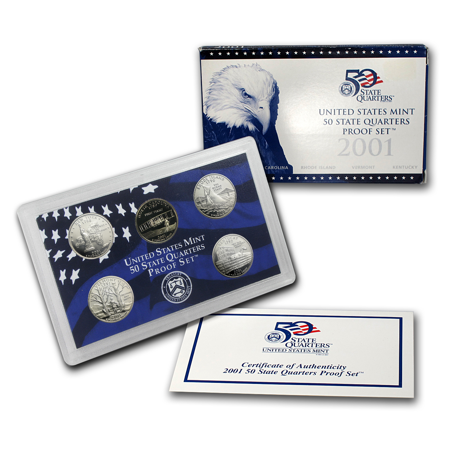Buy 2001 50 State Quarters Proof Set