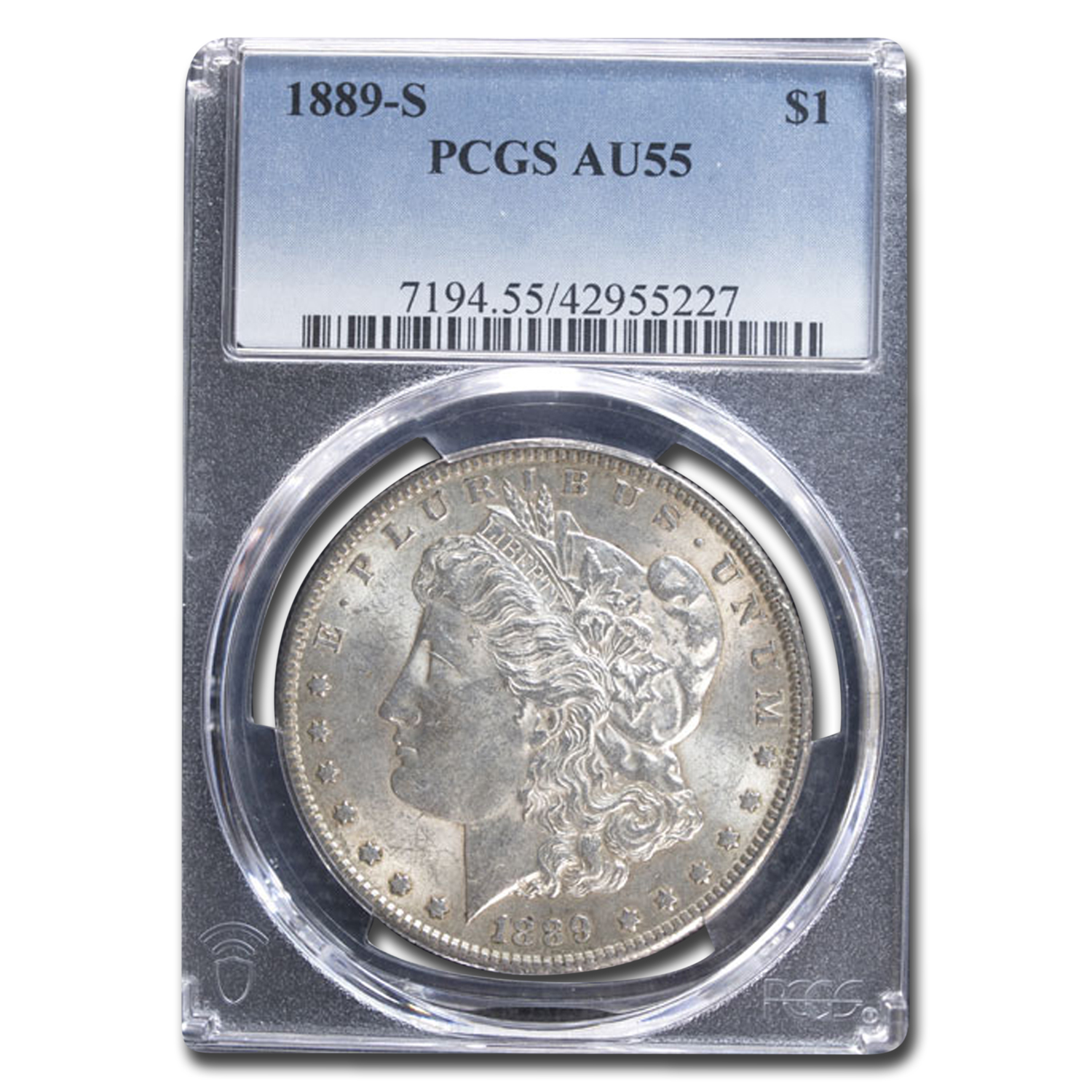 Buy 1889-S Morgan Dollar AU-55 PCGS