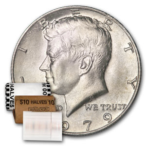 Buy 1979 Kennedy Half Dollar 20-Coin Roll BU