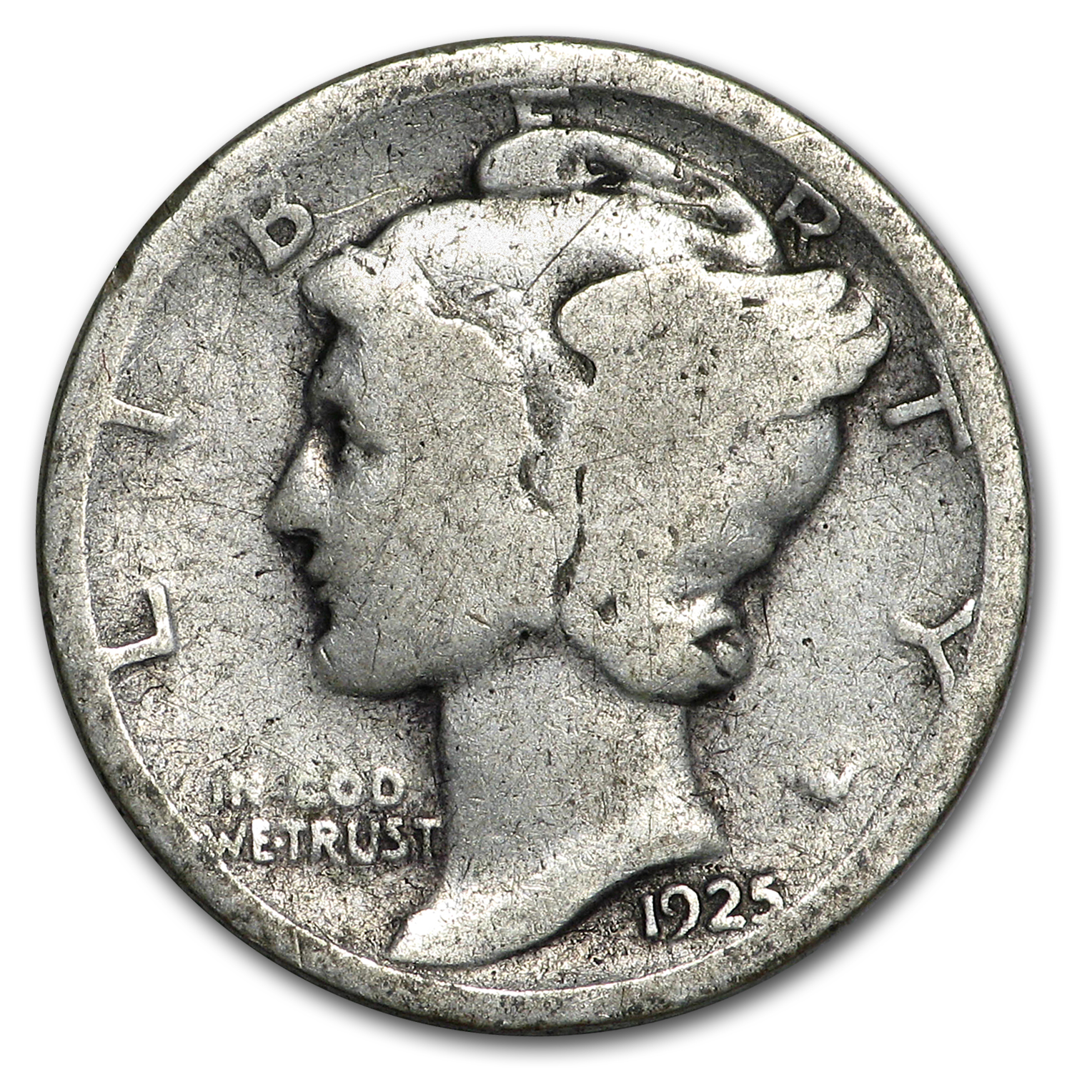 Buy 1925 Mercury Dime Good/VF