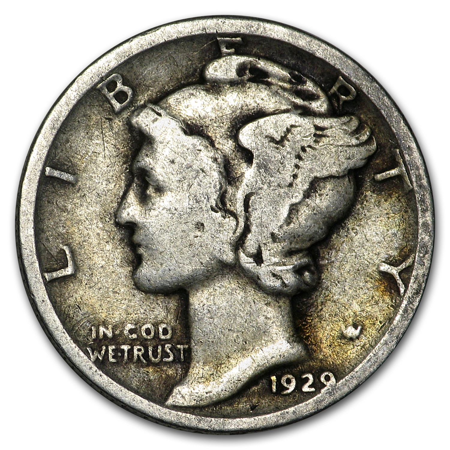 Buy 1929 Mercury Dime Good/VF