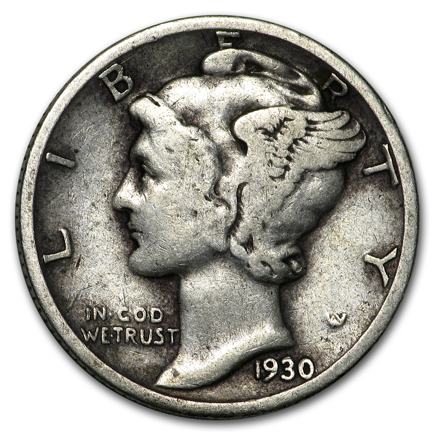 Buy 1930 Mercury Dime Good/VF