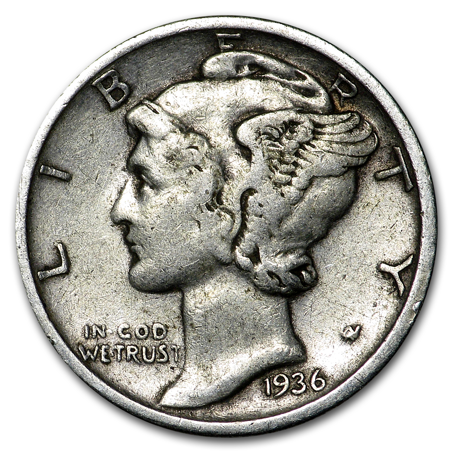 Buy 1936 Mercury Dime XF