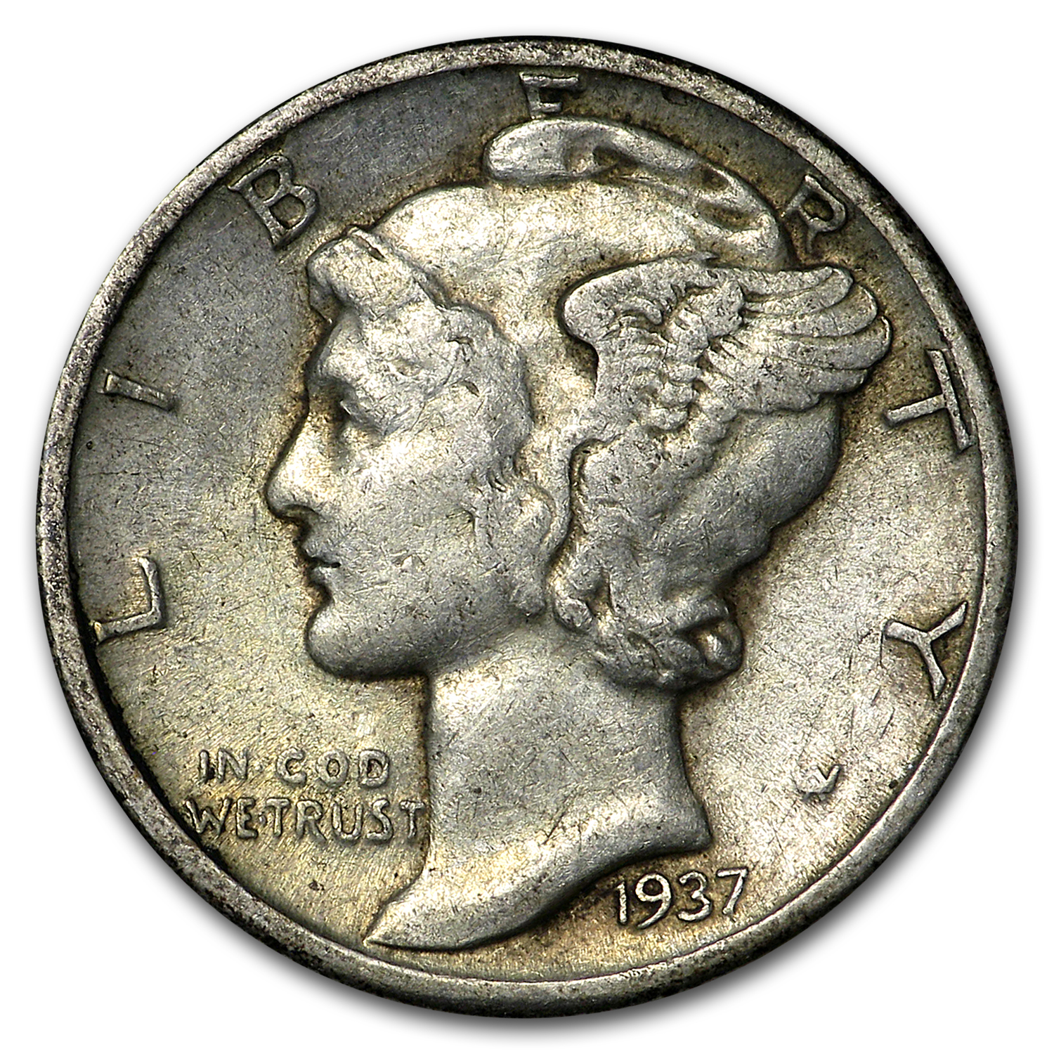 Buy 1937 Mercury Dime XF