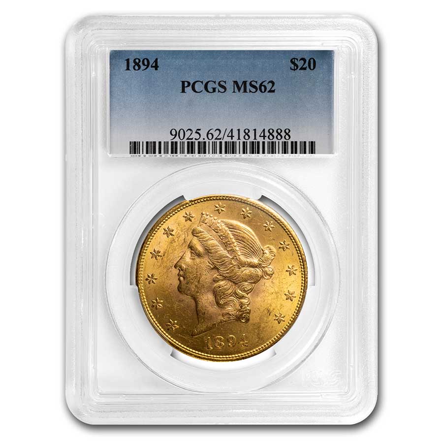 Buy 1894 $20 Liberty Gold Double Eagle MS-62 PCGS