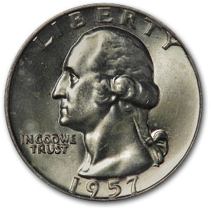 Buy 1957-D Washington Quarter BU