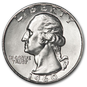 Buy 1960-D Washington Quarter BU