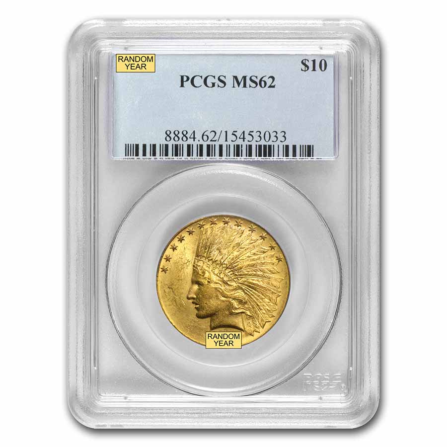 Buy $10 Indian Gold Eagle MS-62 PCGS (Random) - Click Image to Close