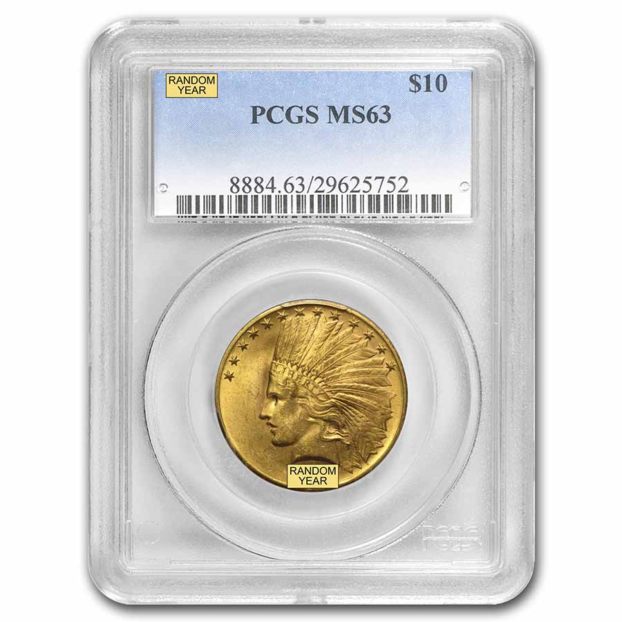 Buy $10 Indian Gold Eagle MS-63 PCGS (Random)