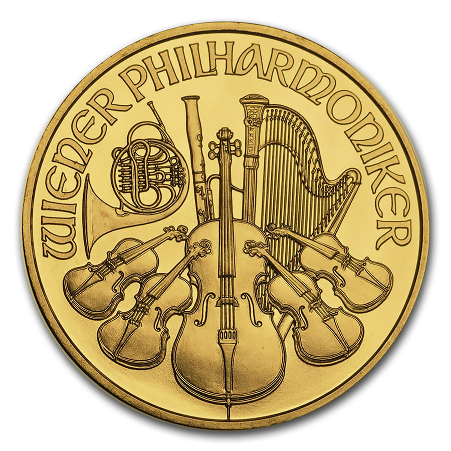 Buy Austria 1 oz Gold Philharmonic BU (Random Year)