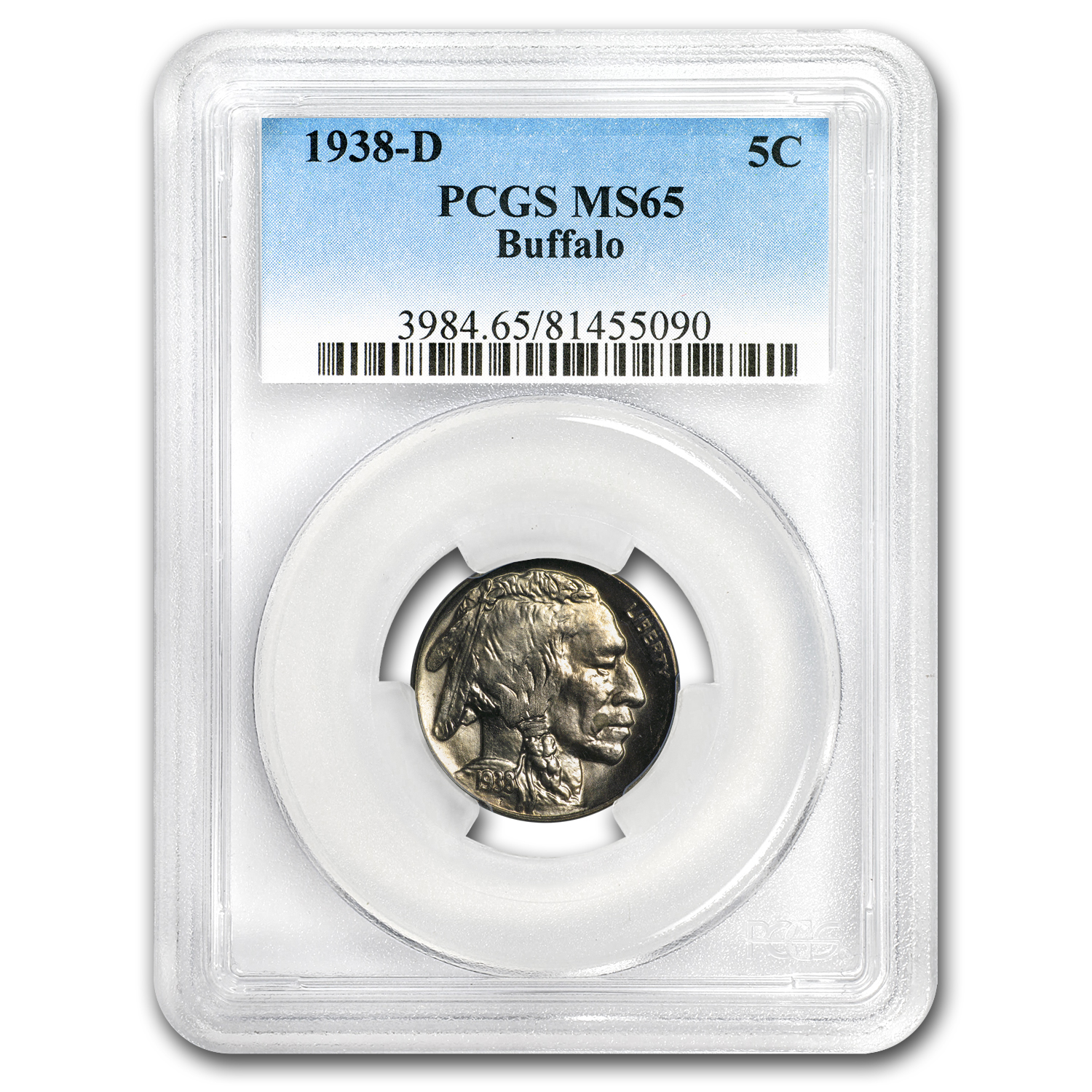 Buy 1938-D Buffalo Nickel MS-65 PCGS