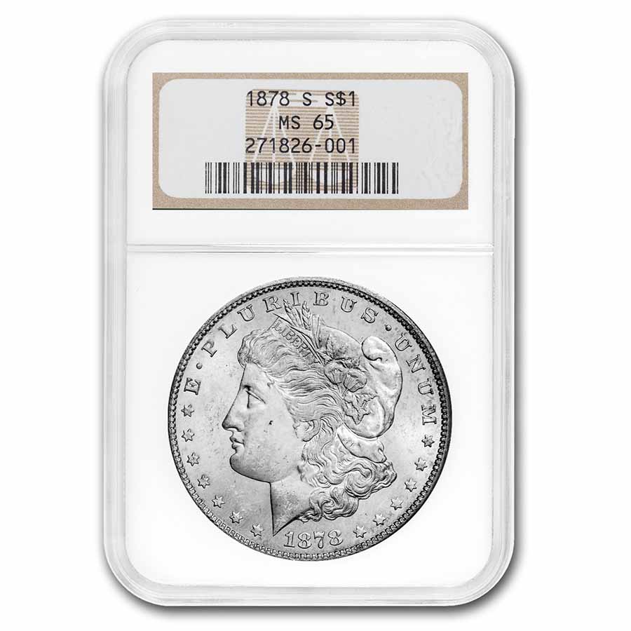 Buy 1878-S Morgan Dollar MS-65 NGC