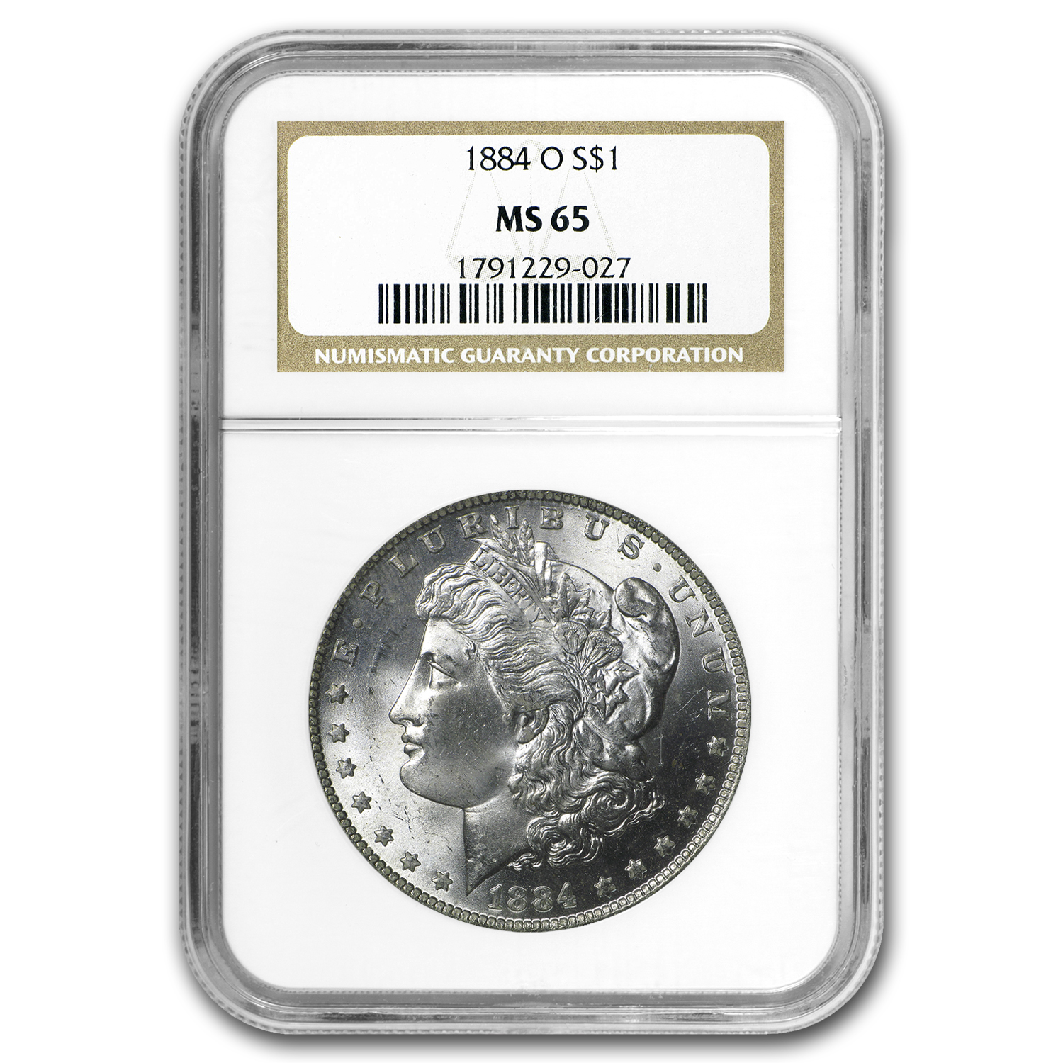 Buy MS-65 NGC Guaranteed 1884-O Morgan Dollar