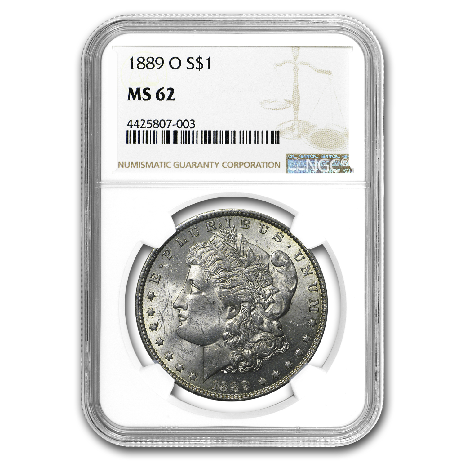 Buy 1889-O Morgan Dollar MS-62 NGC