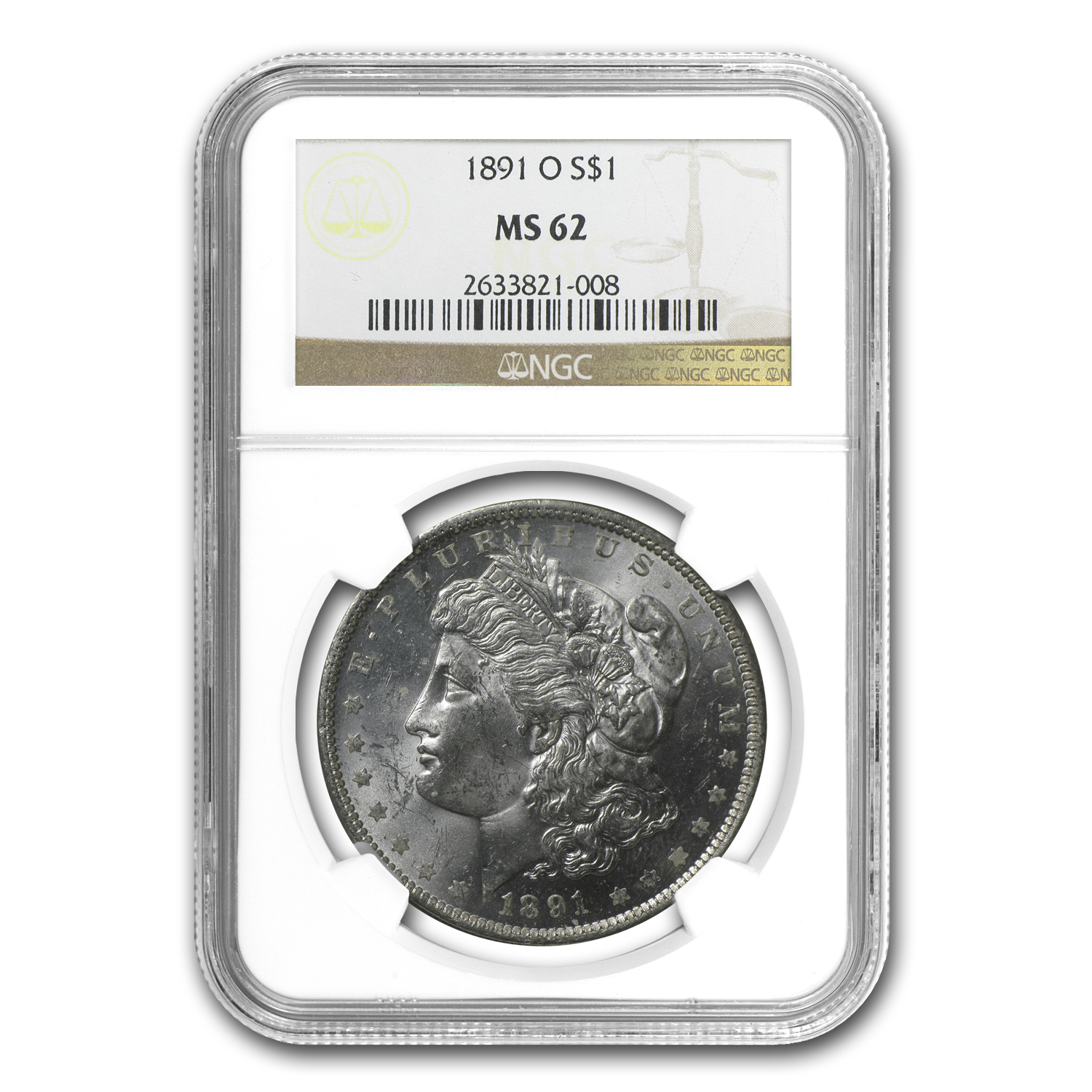 Buy 1891-O Morgan Dollar MS-62 NGC