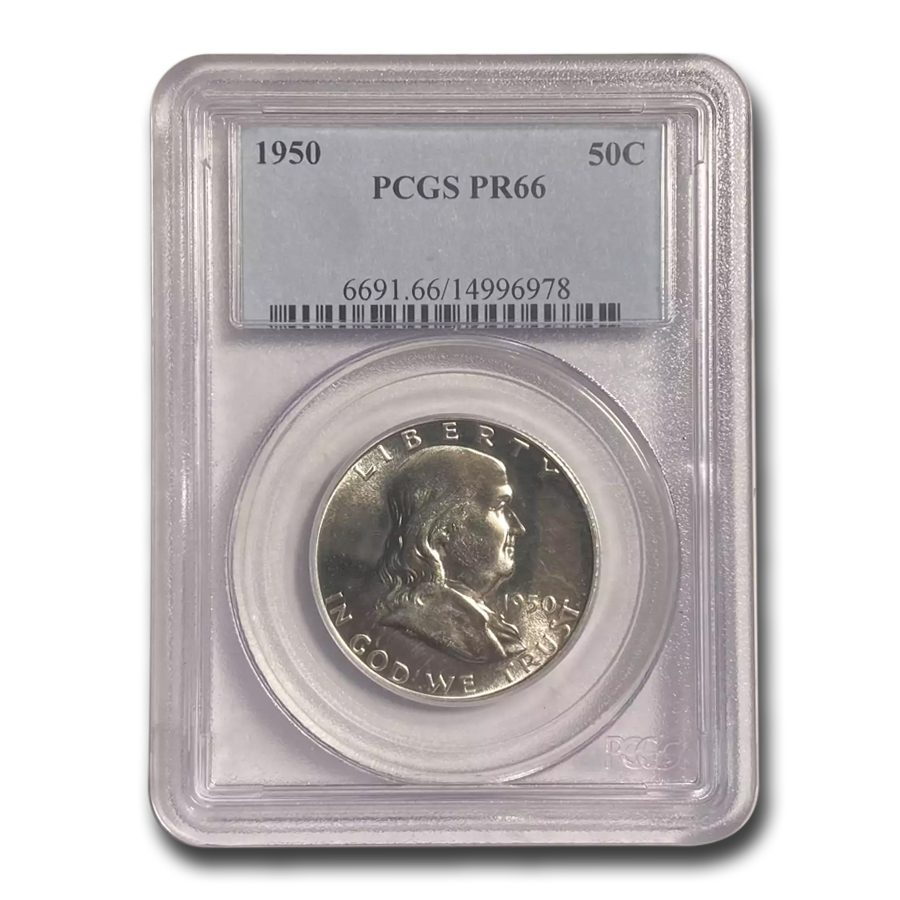 Buy 1950 Franklin Half Dollar PR-66 PCGS