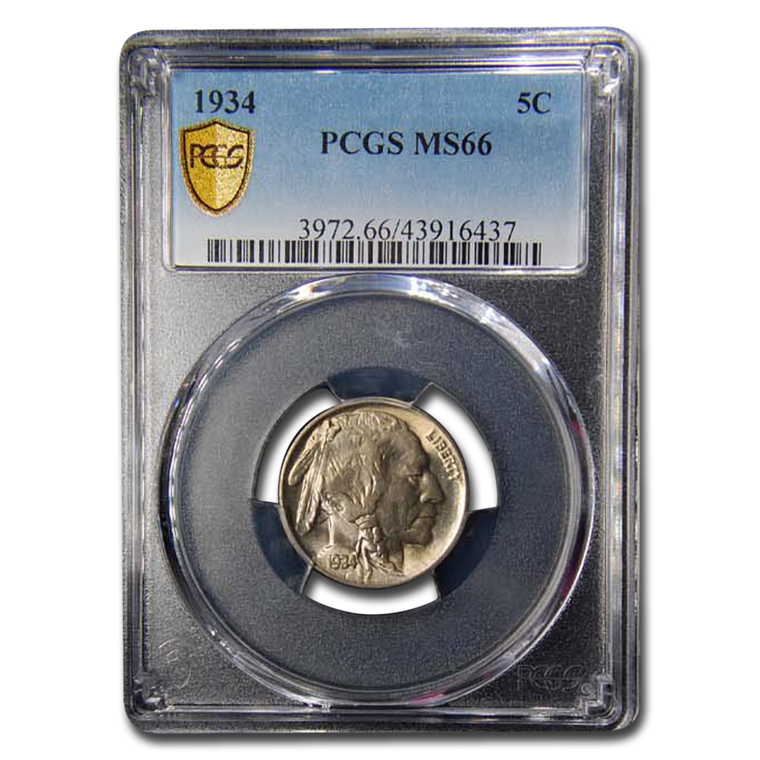 Buy 1934 Buffalo Nickel MS-66 PCGS