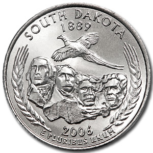 Buy 2006-P South Dakota State Quarter BU