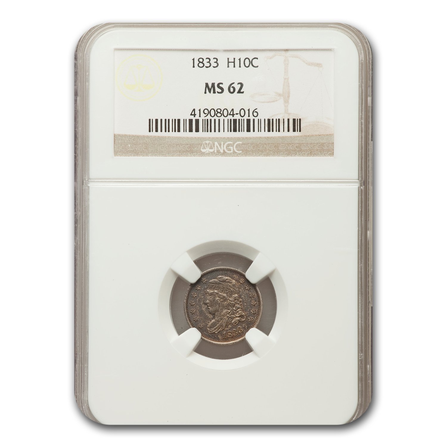 Buy 1833 Capped Bust Half Dime MS-62 NGC - Click Image to Close