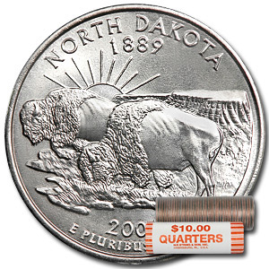 Buy 2006-P North Dakota Statehood Quarter 40-Coin Roll BU