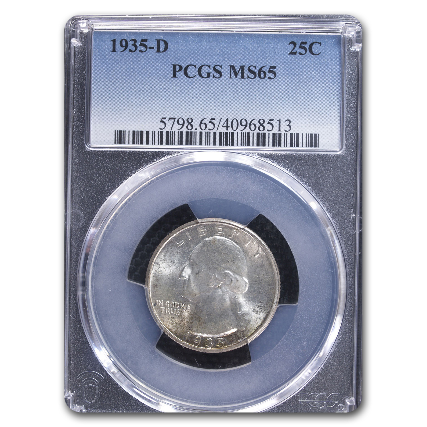 Buy 1935-D Washington Quarter MS-65 PCGS