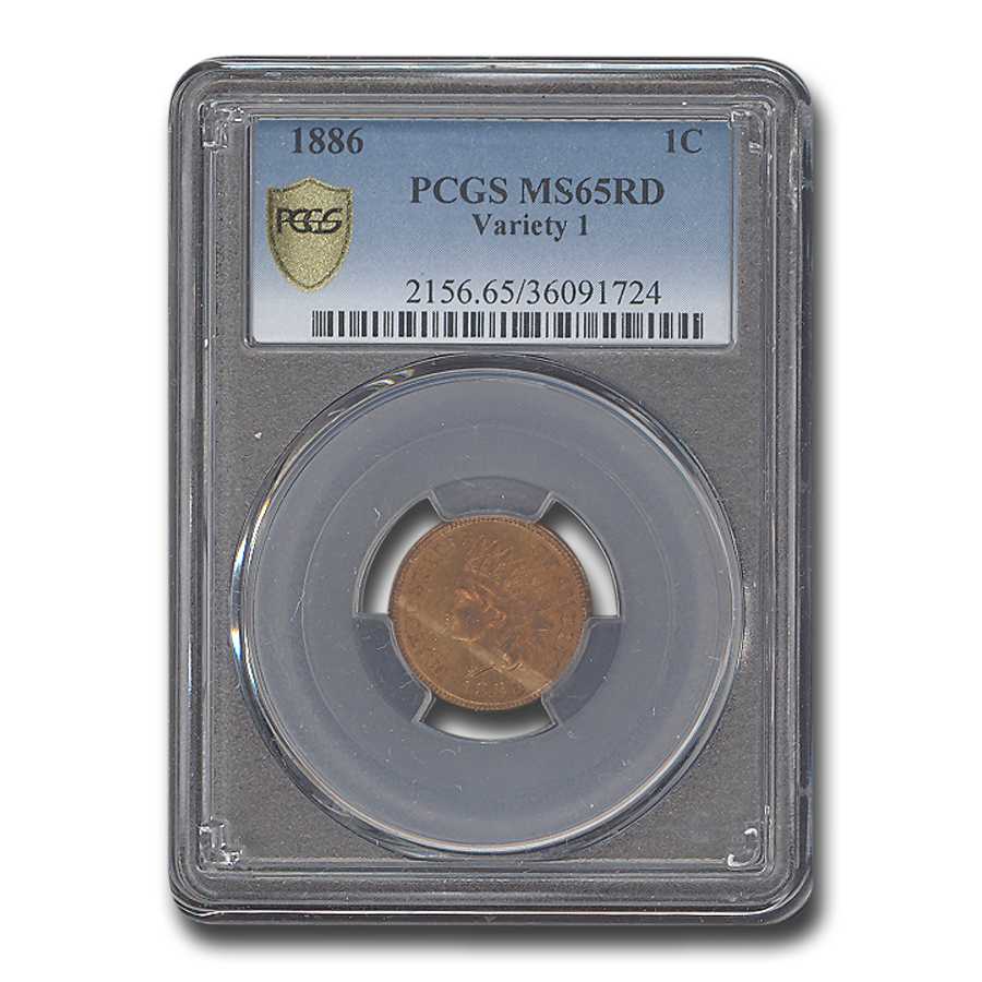 Buy 1886 Indian Head Cent Type-I MS-65 PCGS (Red)